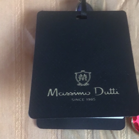 MASSIMO DUTTI × ZARA Italian Designed Mulberry Silk Blouse - Picture 6 of 7